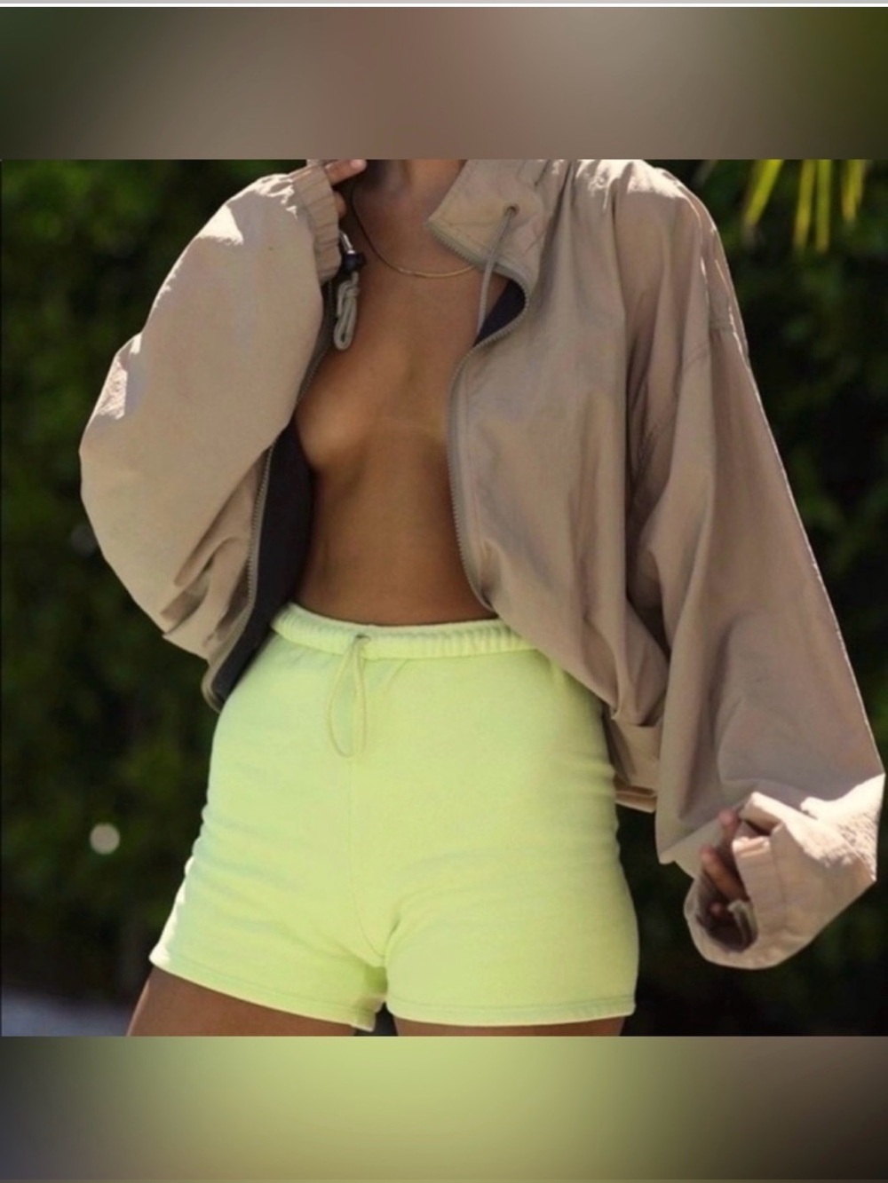 NWT Joah Brown Melon French Terry Shorts Size XS/S Limited Edition color